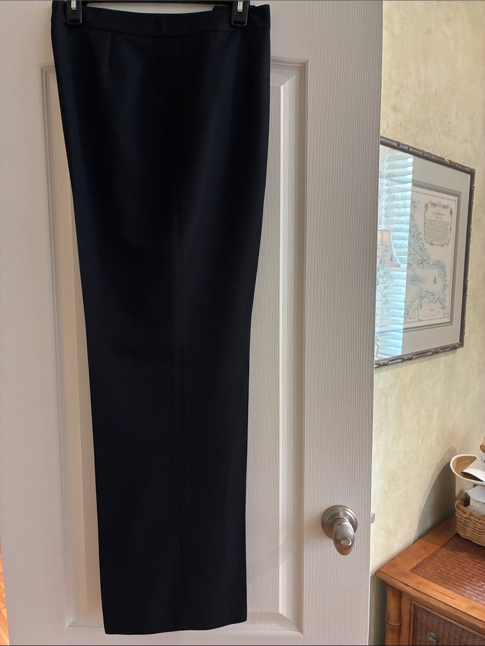 Kasper Black Straight-Leg Trousers